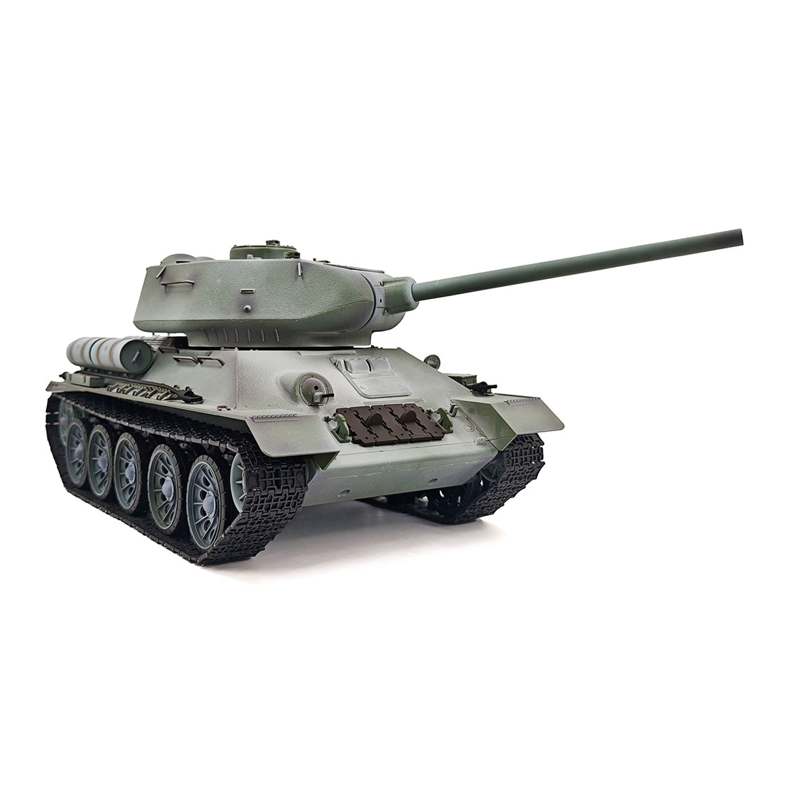 1/16 ソ連T-34/85 RC中戦車 2.4G全プロポーショナル 金属パーツ強化 スモーク音響 赤外線バトル BB発射 RTRアップグレード版 | RTRHOBBYJP