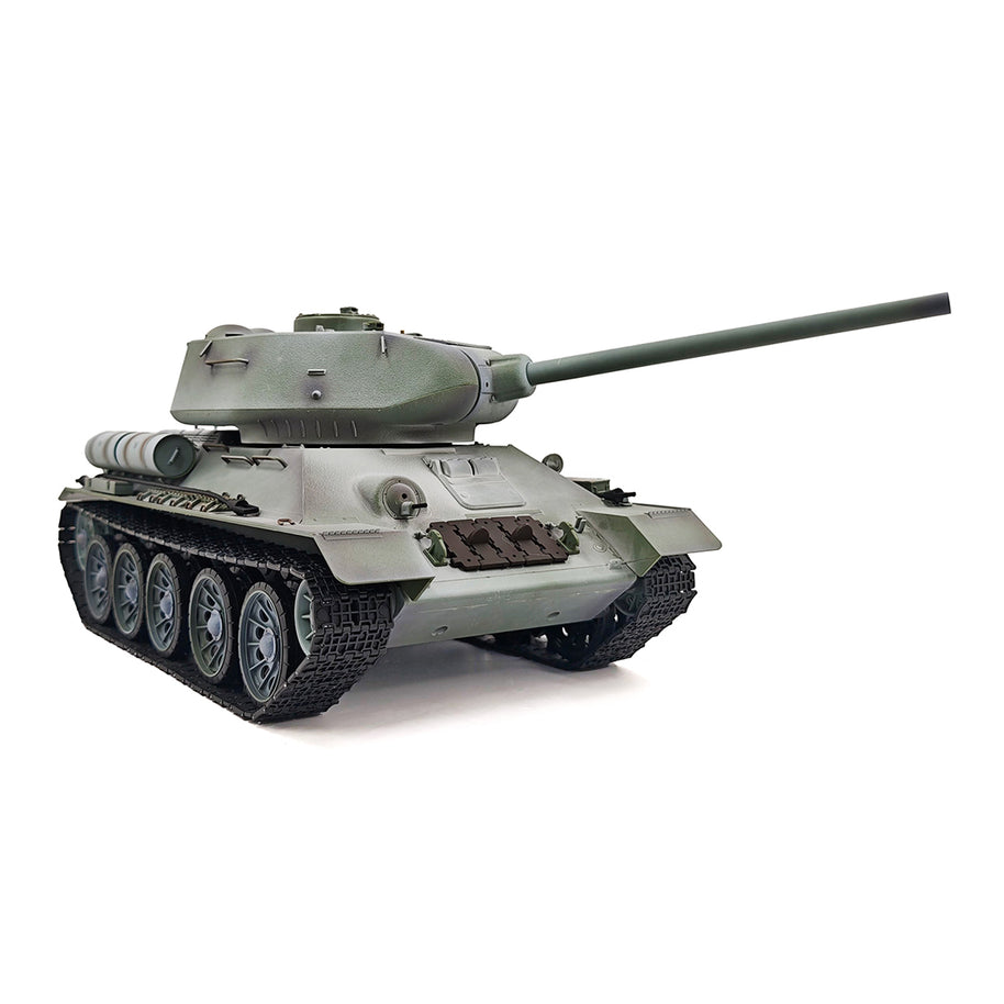 1/16 ソ連T-34/85 RC中戦車 2.4G全プロポーショナル 金属パーツ強化 スモーク音響 赤外線バトル BB発射 RTRアップグレード版 | RTRHOBBYJP