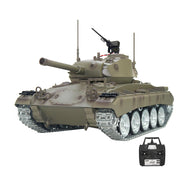 1/16 米軍M24軽戦車 RC 2.4G 金属強化版 スモーク・音響・反動再現 フルプロポーショナル操作