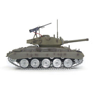 1/16 米軍M24軽戦車 RC 2.4G 金属強化版 スモーク・音響・反動再現 フルプロポーショナル操作