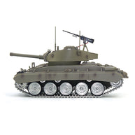 1/16 米軍M24軽戦車 RC 2.4G 金属強化版 スモーク・音響・反動再現 フルプロポーショナル操作