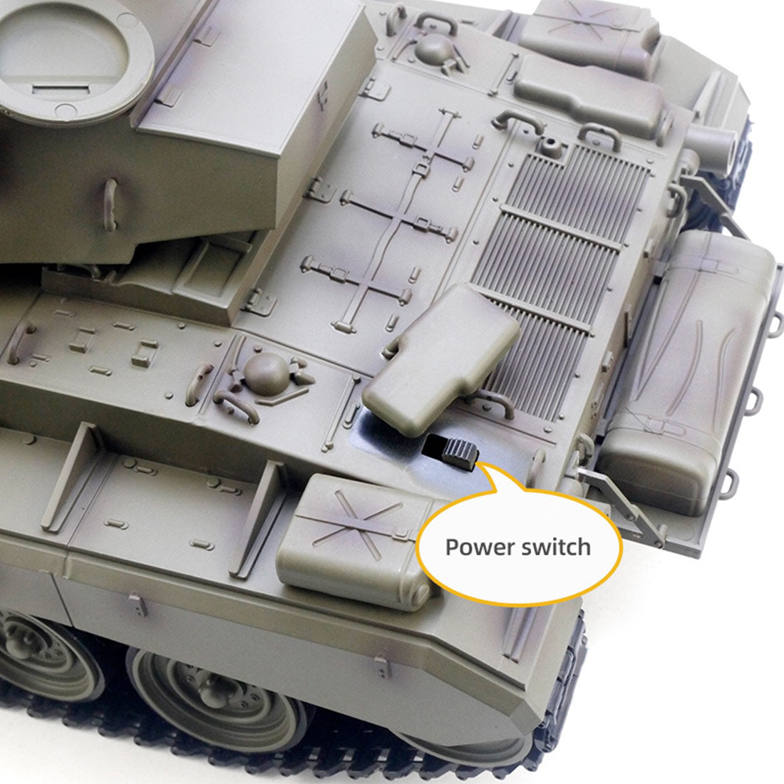 1/16 米軍M24軽戦車 RC 2.4G 標準版 スモーク・音響・反動再現 フルプロポーショナル操作