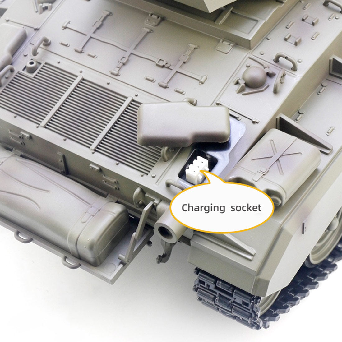 1/16 米軍M24軽戦車 RC 2.4G 標準版 スモーク・音響・反動再現 フルプロポーショナル操作