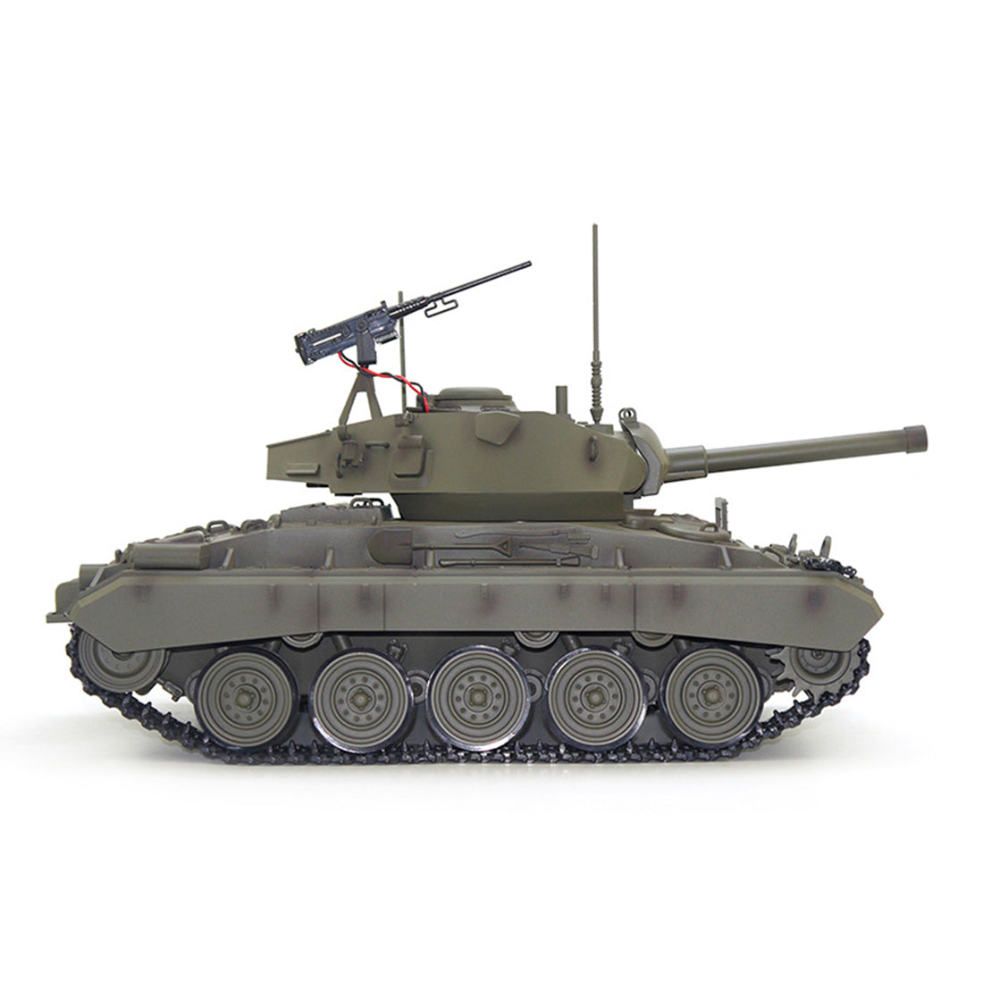 1/16 米軍M24軽戦車 RC 2.4G 標準版 スモーク・音響・反動再現 フルプロポーショナル操作
