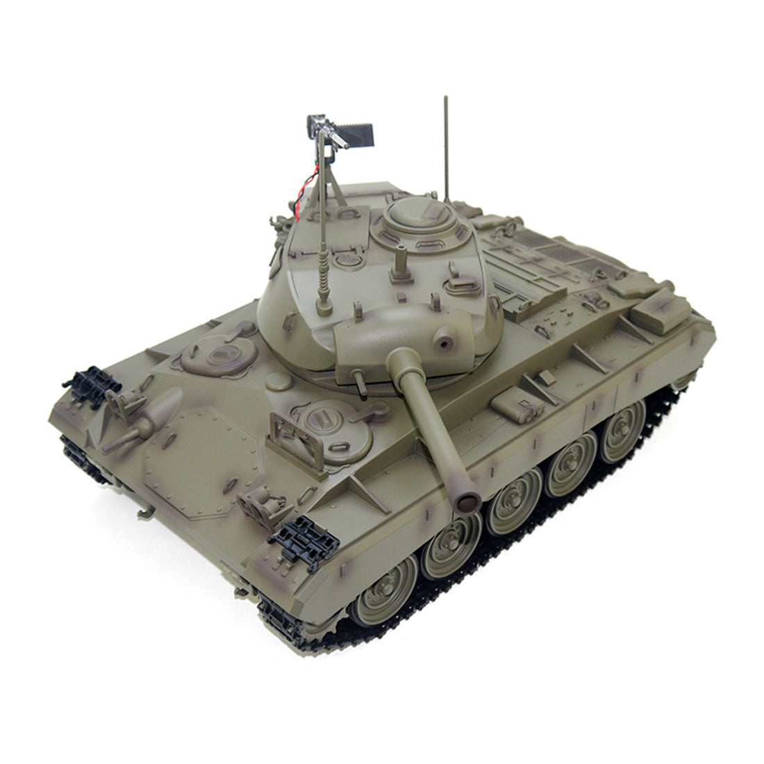 1/16 米軍M24軽戦車 RC 2.4G 標準版 スモーク・音響・反動再現 フルプロポーショナル操作