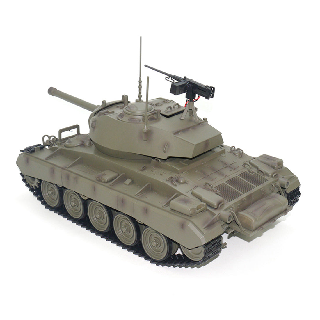 1/16 米軍M24軽戦車 RC 2.4G 標準版 スモーク・音響・反動再現 フルプロポーショナル操作