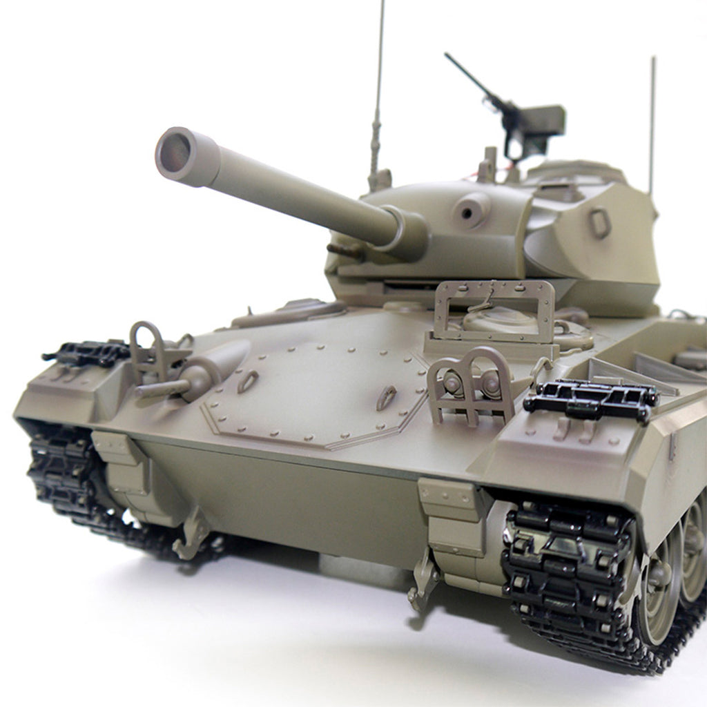 1/16 米軍M24軽戦車 RC 2.4G 標準版 スモーク・音響・反動再現 フルプロポーショナル操作