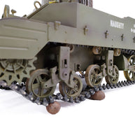 1/16 米軍M5A1スチュアート軽戦車 RC 2.4G 影仕上げ 排気スモーク 2段階速度 バッテリー2本付き