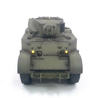 1/16 米軍M5A1スチュアート軽戦車 RC 2.4G 影仕上げ 排気スモーク 2段階速度 バッテリー2本付き