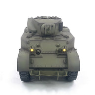 1/16 米軍M5A1スチュアート軽戦車 RC 2.4G 影仕上げ 排気スモーク 2段階速度 バッテリー2本付き