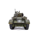 1/16 米軍M5A1スチュアート軽戦車 RC 2.4G 影仕上げ 排気スモーク 2段階速度 バッテリー2本付き