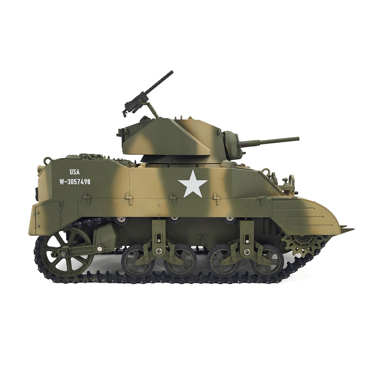 RTRHOBBYJP 1/16 米軍M5A1スチュアート軽戦車 RC 2.4G 排気スモーク 2