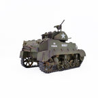 1/16 米軍M5A1スチュアート軽戦車 RC 2.4G 影仕上げ 排気スモーク 2段階速度 バッテリー2本付き