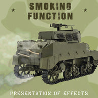 1/16 米軍M8自走榴弾砲 RC戦車 2.4G 伸縮砲身 スモーク効果 2段階速度 RTR迷彩イエロー