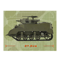 1/16 米軍M8自走榴弾砲 RC戦車 2.4G 伸縮砲身 スモーク効果 2段階速度 RTR迷彩イエロー