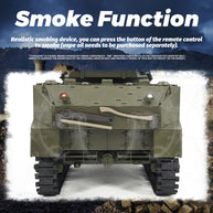 1/16 米軍M8自走榴弾砲 RC戦車 2.4G 伸縮砲身 スモーク効果 2段階速度 RTR