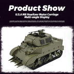 1/16 米軍M8自走榴弾砲 RC戦車 2.4G 伸縮砲身 スモーク効果 2段階速度 RTR