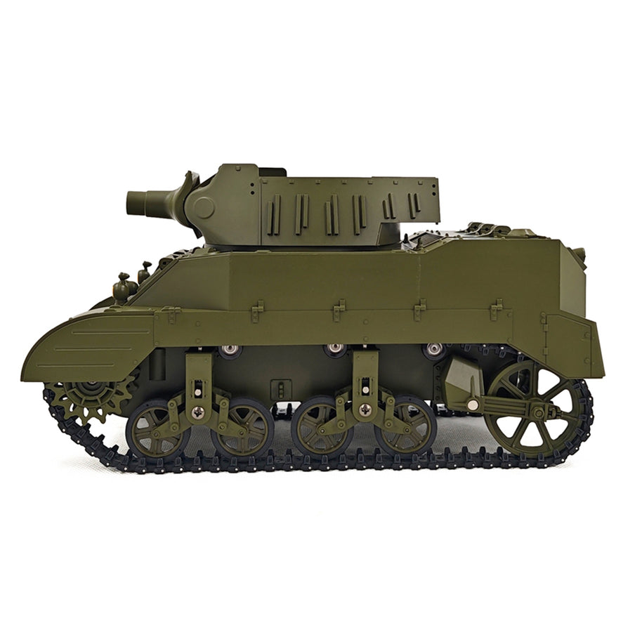 1/16 米軍M8自走榴弾砲 RC戦車 2.4G 伸縮砲身 スモーク効果 2段階速度 RTR