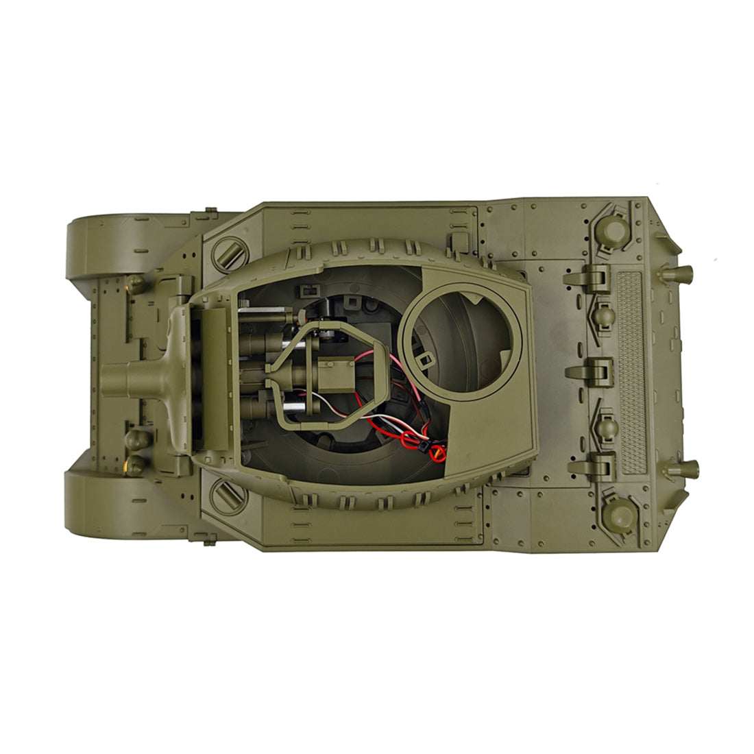 1/16 米軍M8自走榴弾砲 RC戦車 2.4G 伸縮砲身 スモーク効果 2段階速度 RTR
