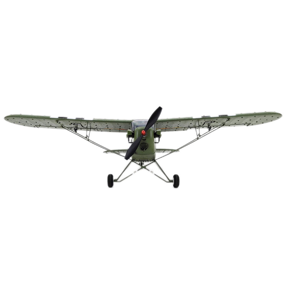 1/16 WWII PIPER J-3 CUB RC 4チャンネルブラシレス固定翼航空機モデル 軍用機トイ（RTFバージョン）