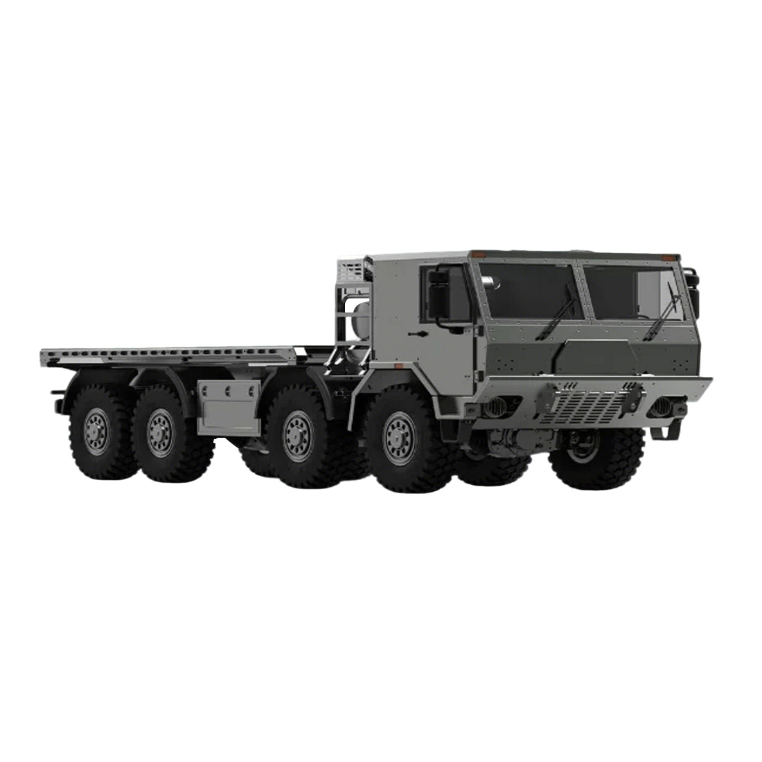 1/18 8x8全輪駆動 RC軍用クローラー CNC全金属 空気圧サスペンション 4ディフロック RTR