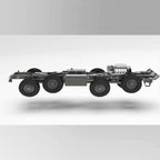 1/18 8x8全輪駆動 RC軍用クローラー CNC全金属 空気圧サスペンション 4ディフロック RTR