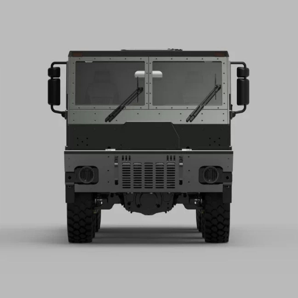 1/18 8x8全輪駆動 RC軍用クローラー CNC全金属 空気圧サスペンション 4ディフロック RTR