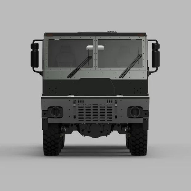 1/18 8x8全輪駆動 RC軍用クローラー CNC全金属 空気圧サスペンション 4ディフロック RTR