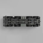 1/18 8x8全輪駆動 RC軍用クローラー CNC全金属 空気圧サスペンション 4ディフロック RTR