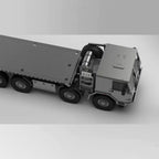 1/18 8x8全輪駆動 RC軍用クローラー CNC全金属 空気圧サスペンション 4ディフロック RTR