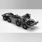 1/18 8x8全輪駆動 RC軍用クローラー CNC全金属 空気圧サスペンション 4ディフロック RTR