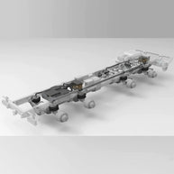 1/18 8x8全輪駆動 RC軍用クローラー CNC全金属 空気圧サスペンション 4ディフロック RTR