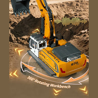 1/18スケール2.4G RCエクスカベーター 24CH 360°回転 合金電気シリンダ リアルサウンド プロ用ラジコン