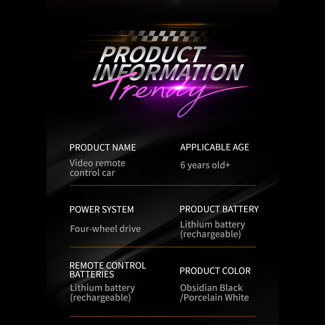 1/20 FPV RCカー スクリーンコントローラー 720Pカメラ 270度回転 ワンキードリフト UVブラック RTR MINI RC