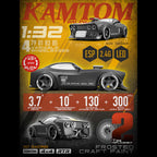 1/32 2.4G 4WD RCドリフトカー RTR版 LEDヘッドライト 30km/h MINI RC