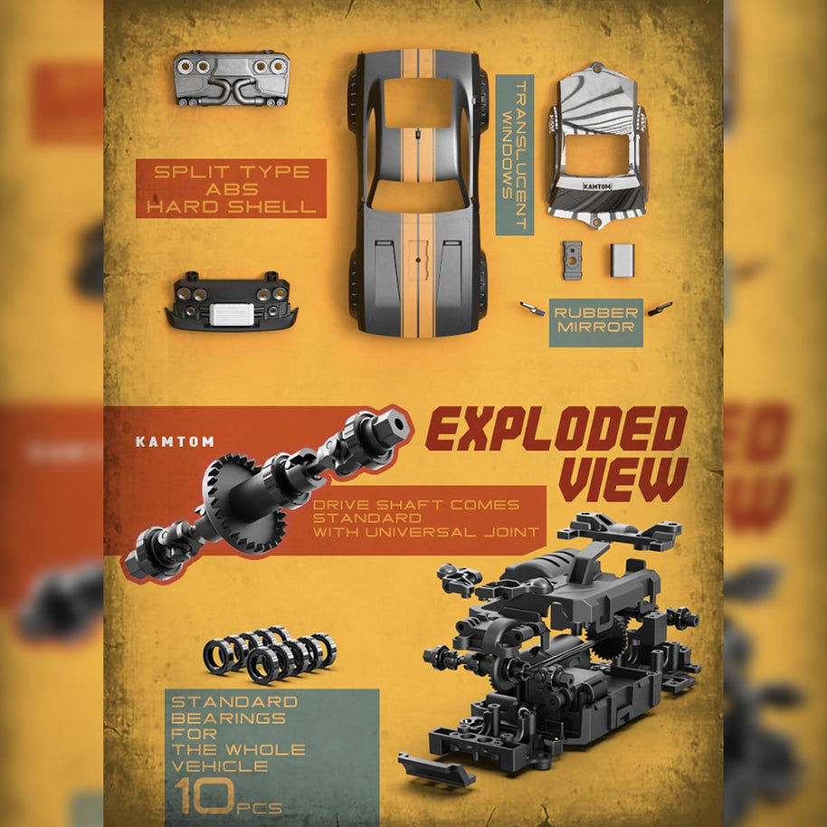 1/32 2.4G 4WD RCドリフトカー RTR版 LEDヘッドライト 30km/h MINI RC