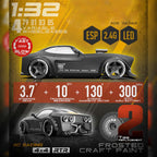 1/32 2.4G 4WD RCドリフトカー RTR版 LEDヘッドライト 30km/h MINI RC