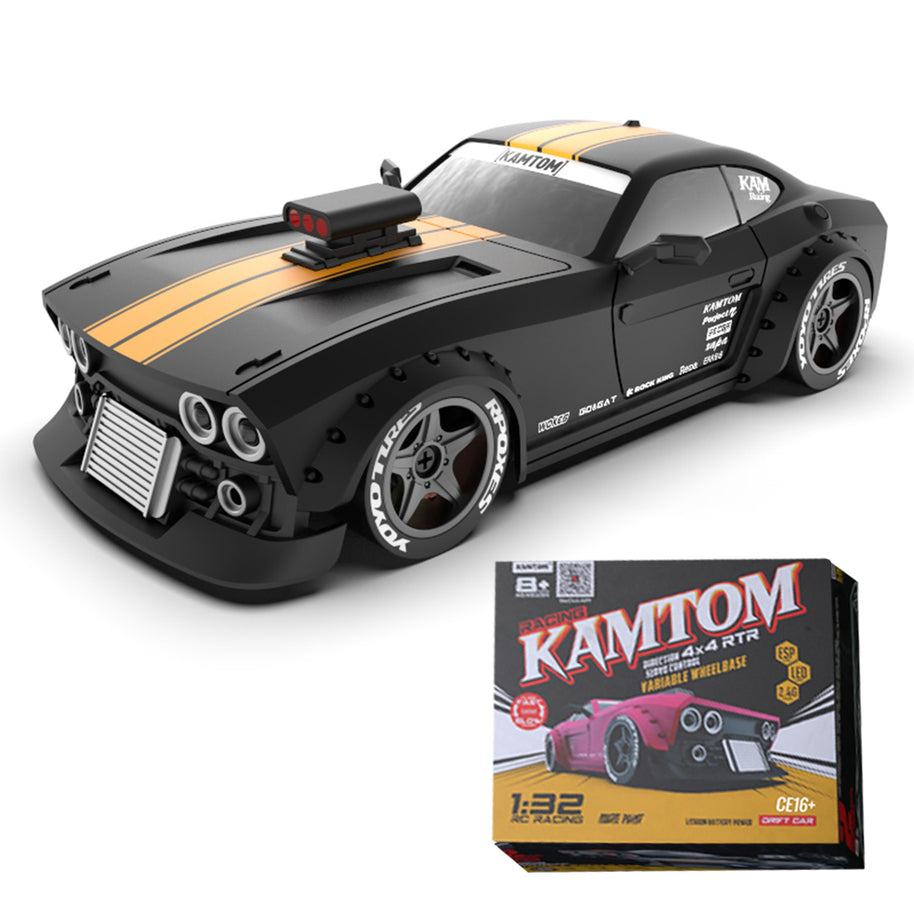 1/32 2.4G 4WD RCドリフトカー RTR版 LEDヘッドライト 30km/h MINI RC