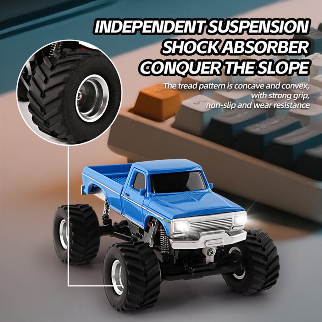 1/36スケール 2.4G 4WDフルプロポーショナルRCオフロードカー リアルLEDライト RTR