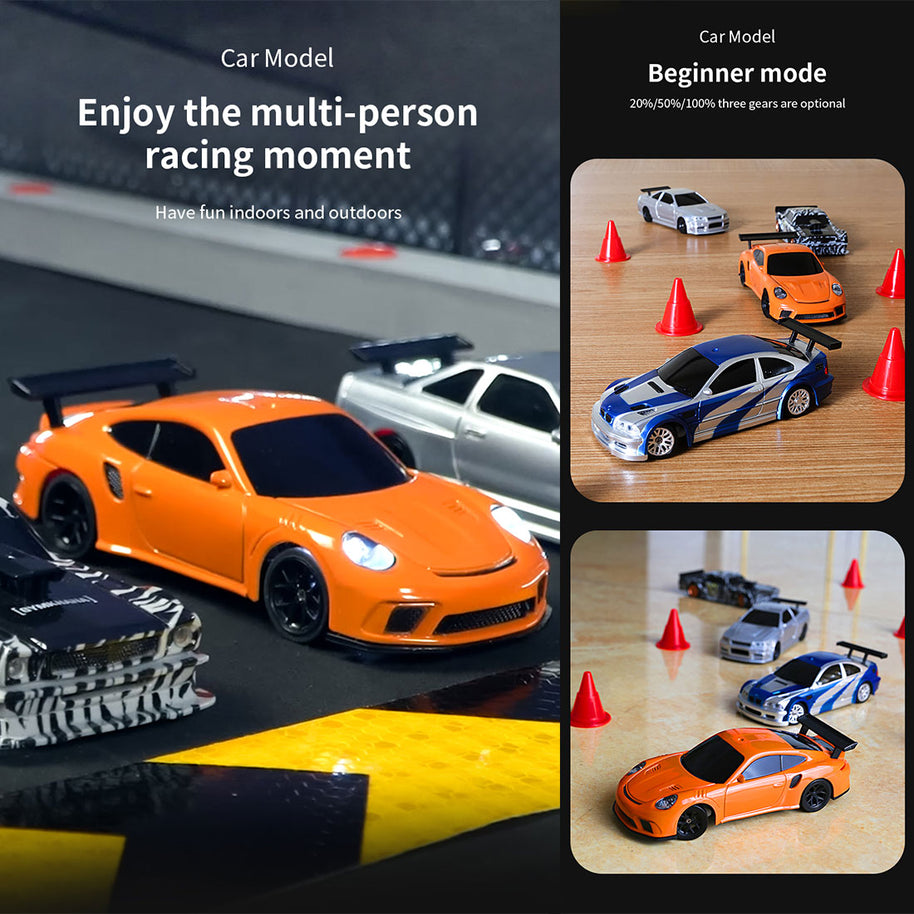1/43 2.4G 4WD全プロポーショナルRCミニドリフトカー ジャイロ版 RTR 15KM/H MINI RC