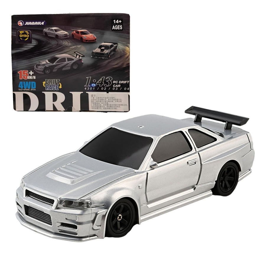 1/43 2.4G 4WD全プロポーショナルRCミニドリフトカー ジャイロ版 RTR 15KM/H MINI RC