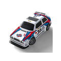 1/43 4WD RCドリフトレーシングカー 青白色 RTR 2.4GHz LEDライト レーシングタイヤ コーン付き MINI RC