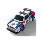 1/43 4WD RCドリフトレーシングカー 青白色 RTR 2.4GHz LEDライト レーシングタイヤ コーン付き MINI RC