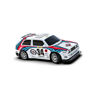 1/43 4WD RCドリフトレーシングカー 青白色 RTR 2.4GHz LEDライト レーシングタイヤ コーン付き MINI RC