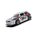 1/43 4WD RCドリフトレーシングカー 青白色 RTR 2.4GHz LEDライト レーシングタイヤ コーン付き MINI RC