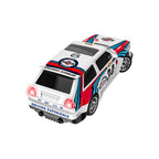 1/43 4WD RCドリフトレーシングカー 青白色 RTR 2.4GHz LEDライト レーシングタイヤ コーン付き MINI RC