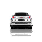 1/43 4WD RCドリフトレーシングカー 青白色 RTR 2.4GHz LEDライト レーシングタイヤ コーン付き MINI RC