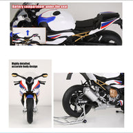 1/6合金バイク模型 R1M/S1000RR｜亜鉛合金&航空アルミCNC加工 ダブル排気噴霧 機械連動可動 音光インタラクティブ コレクションギフト|RTRHOBBYJP