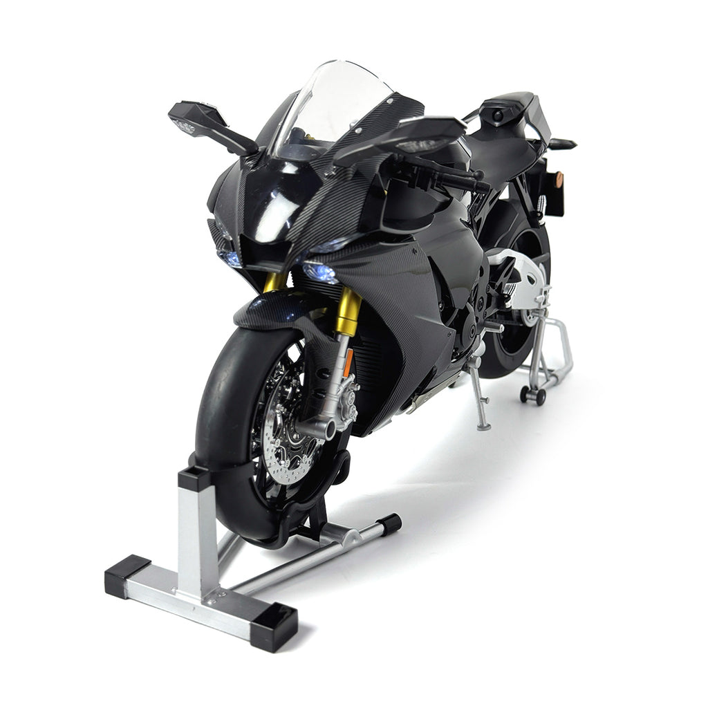 1/6合金バイク模型 R1M/S1000RR｜亜鉛合金&航空アルミCNC加工 ダブル排気噴霧 機械連動可動 音光インタラクティブ コレクションギフト