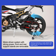 1/6合金バイク模型 R1M/S1000RR｜亜鉛合金&航空アルミCNC加工 ダブル排気噴霧 機械連動可動 音光インタラクティブ コレクションギフト|RTRHOBBYJP